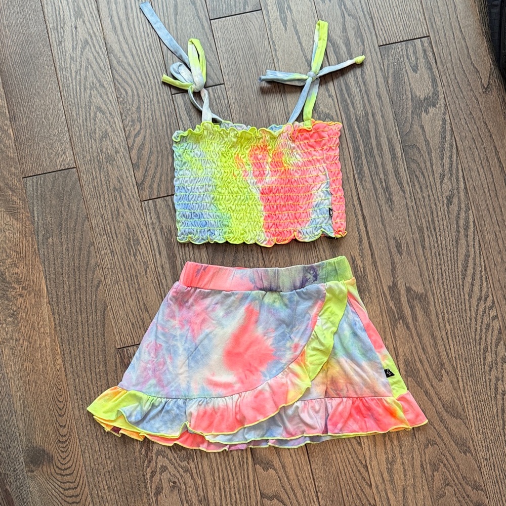 Colorful Tie-Dye Kids Matching Set